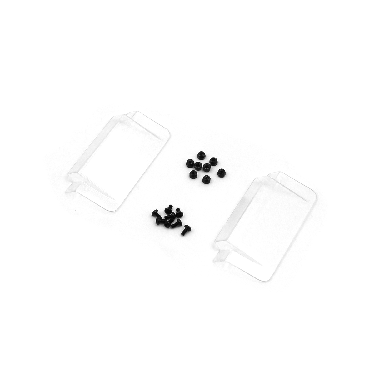 Clear rear wing (2pcs)