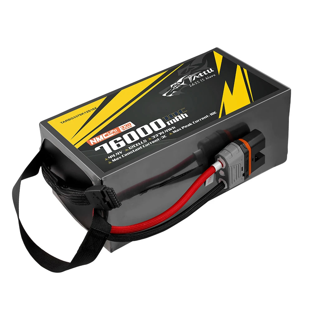Tattu 76000mAh 12S 10C 44.4V Lipo Battery | QS12-S Plug | Semi-solid
