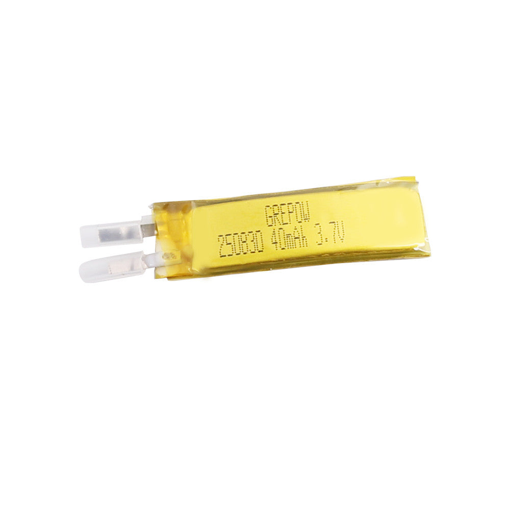 Grepow 3.7V 40mAh LiPo Curve Shaped Battery 2508030