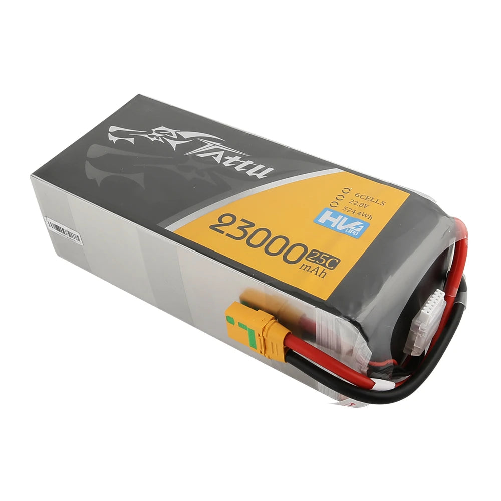 Tattu 23000mAh 6S 25C 22.8V(HV) Lipo Battery | XT90-S Plug | UAV Classic