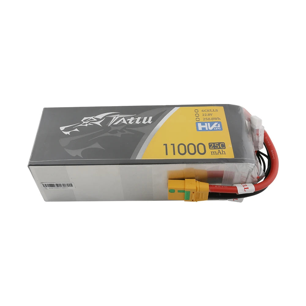 Tattu 11000mAh 6S 25C 22.8V(HV) Lipo Battery | XT90-S Plug | UAV Classic