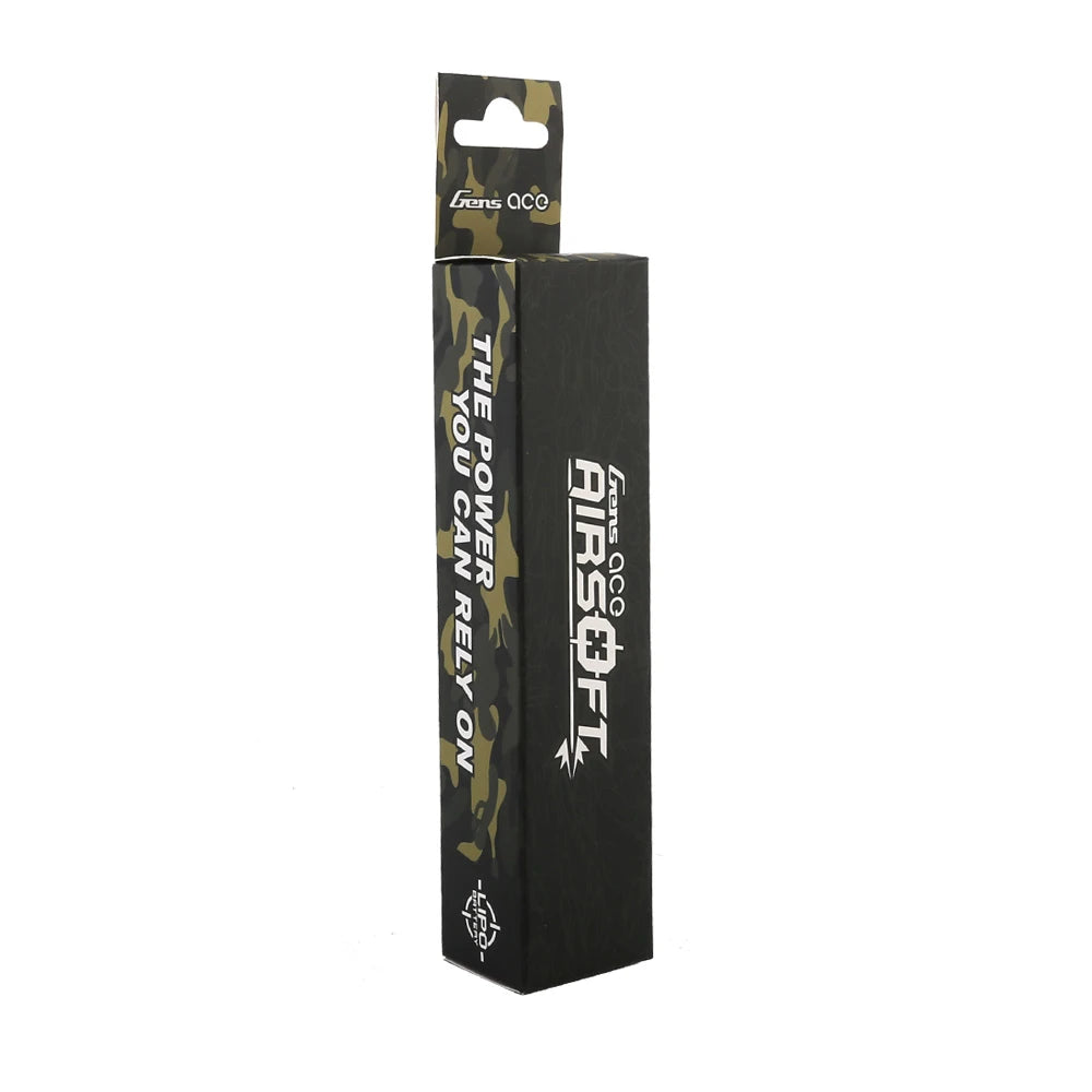 Gens ace 1200mAh 2S 25C 7.4V Lipo Battery | Deans Plug | Airsoft