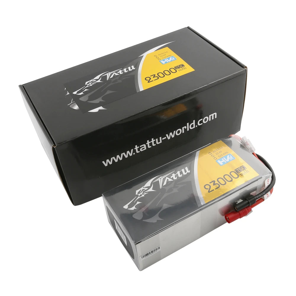 Tattu 23000mAh 6S 25C 22.8V(HV) Lipo Battery | AS150+XT150 Plug | UAV Classic