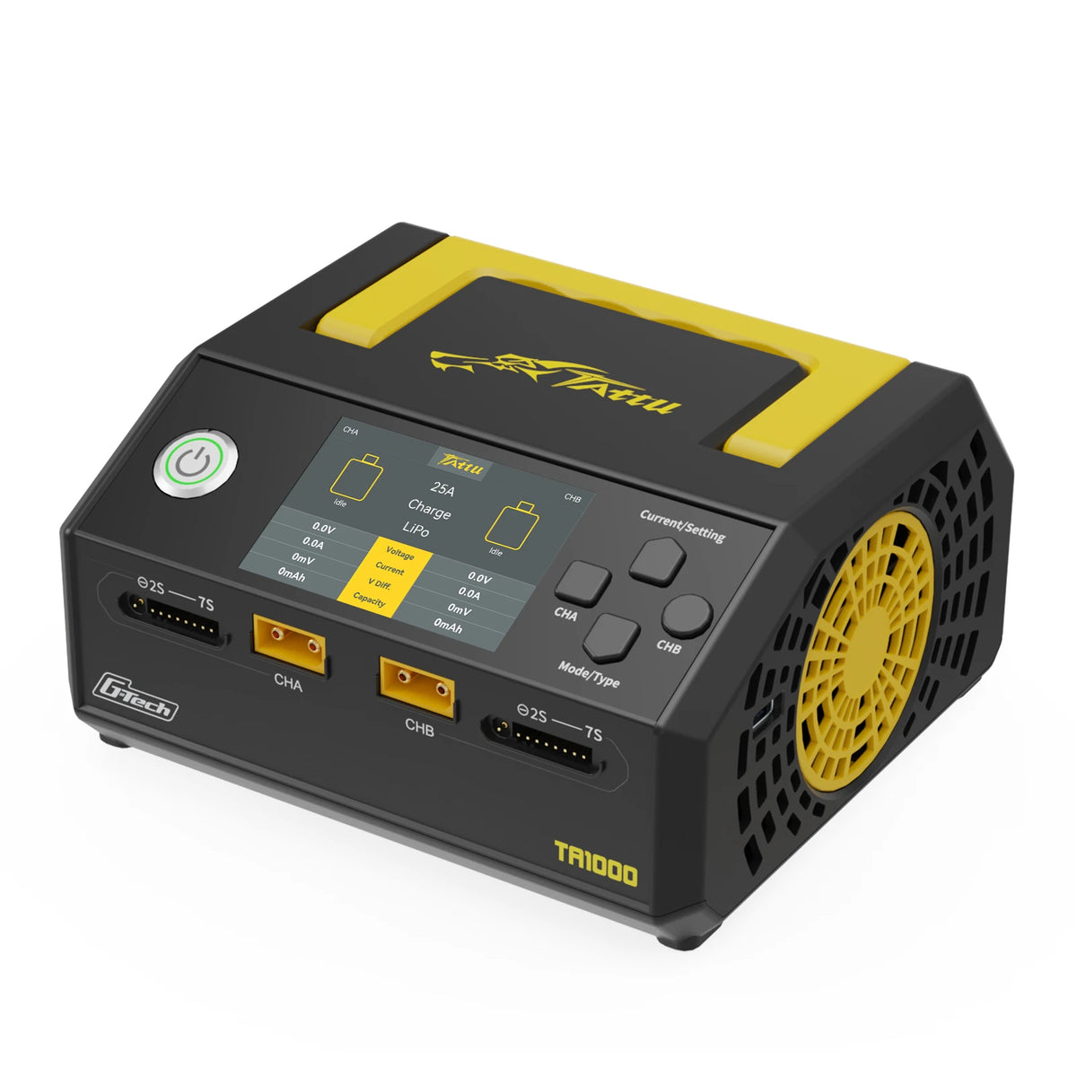Tattu TA1000 Smart Charger | Dual Channel | 25A×2 1000W | 1S-7S