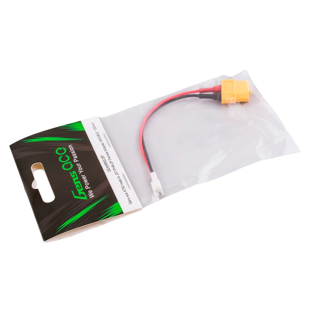 XT60 male to JST-PHR-2P Female Adapter, AWG#22, 100mm