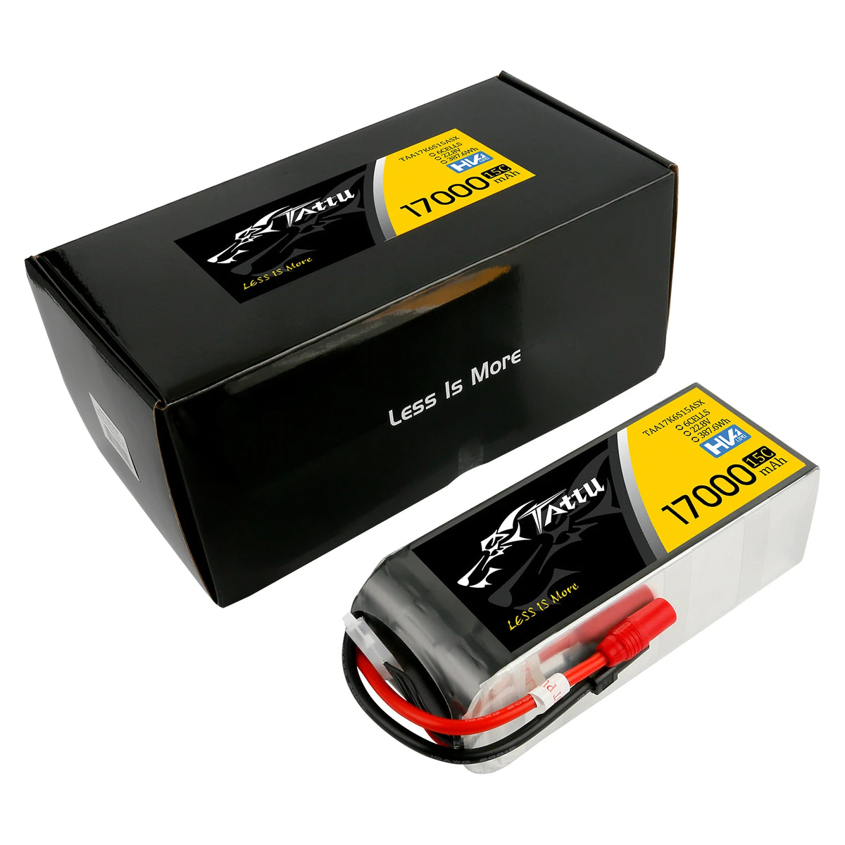 Tattu 17000mAh 6S 15C 22.8V(HV) Lipo Battery | AS150+XT150 | UAV Classic