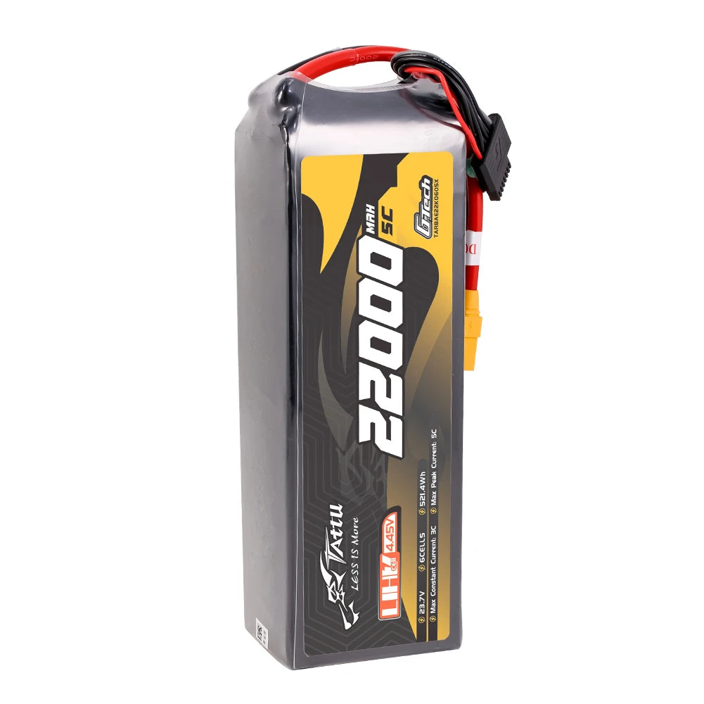 Tattu 22000mAh 6S 5C 23.7V(UHV) Lipo Battery | XT90S-F Plug | UAV Classic