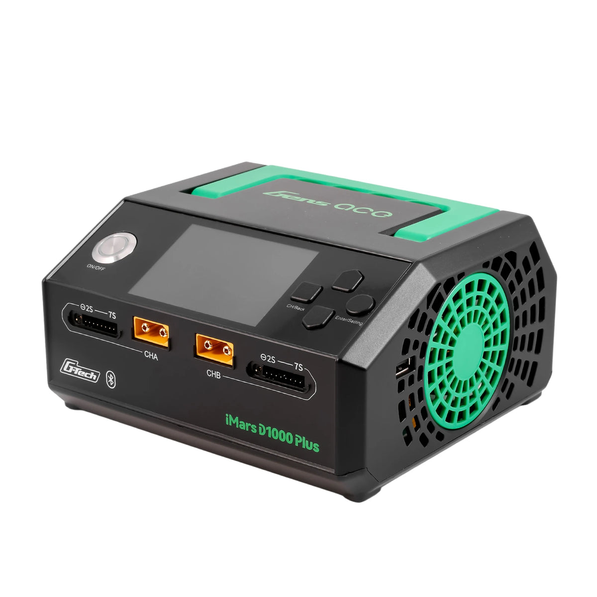 Gens ace iMars D1000 Plus Smart Charger | AC 1000W | 25A | 1-7S| 2-Channel