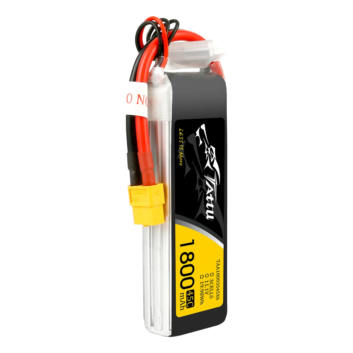 Tattu 1800mAh 3S 45C 11.1V Lipo Battery | XT60 Plug | FPV Classic