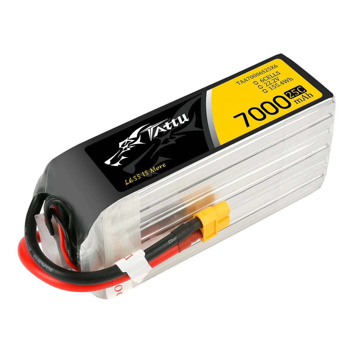 Tattu 7000mAh 6S 25C 22.2V Lipo Battery | XT60 Plug | UAV Classic