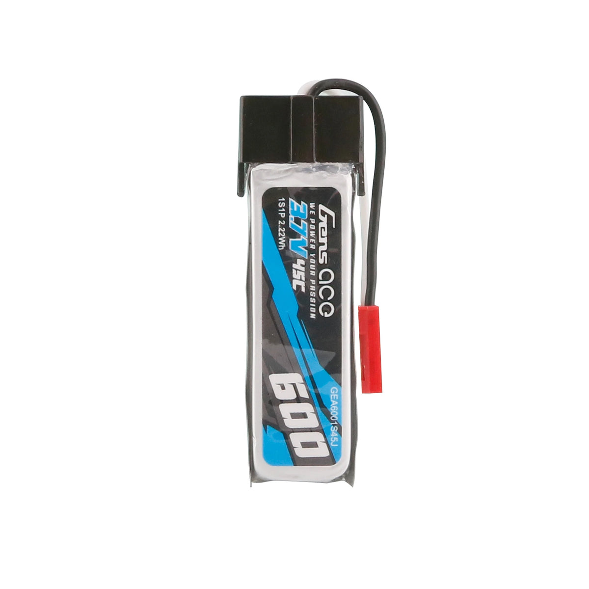 Gens ace 600mAh 1S 45C 3.7V Lipo Battery | JST-SYP Plug | Air Classic