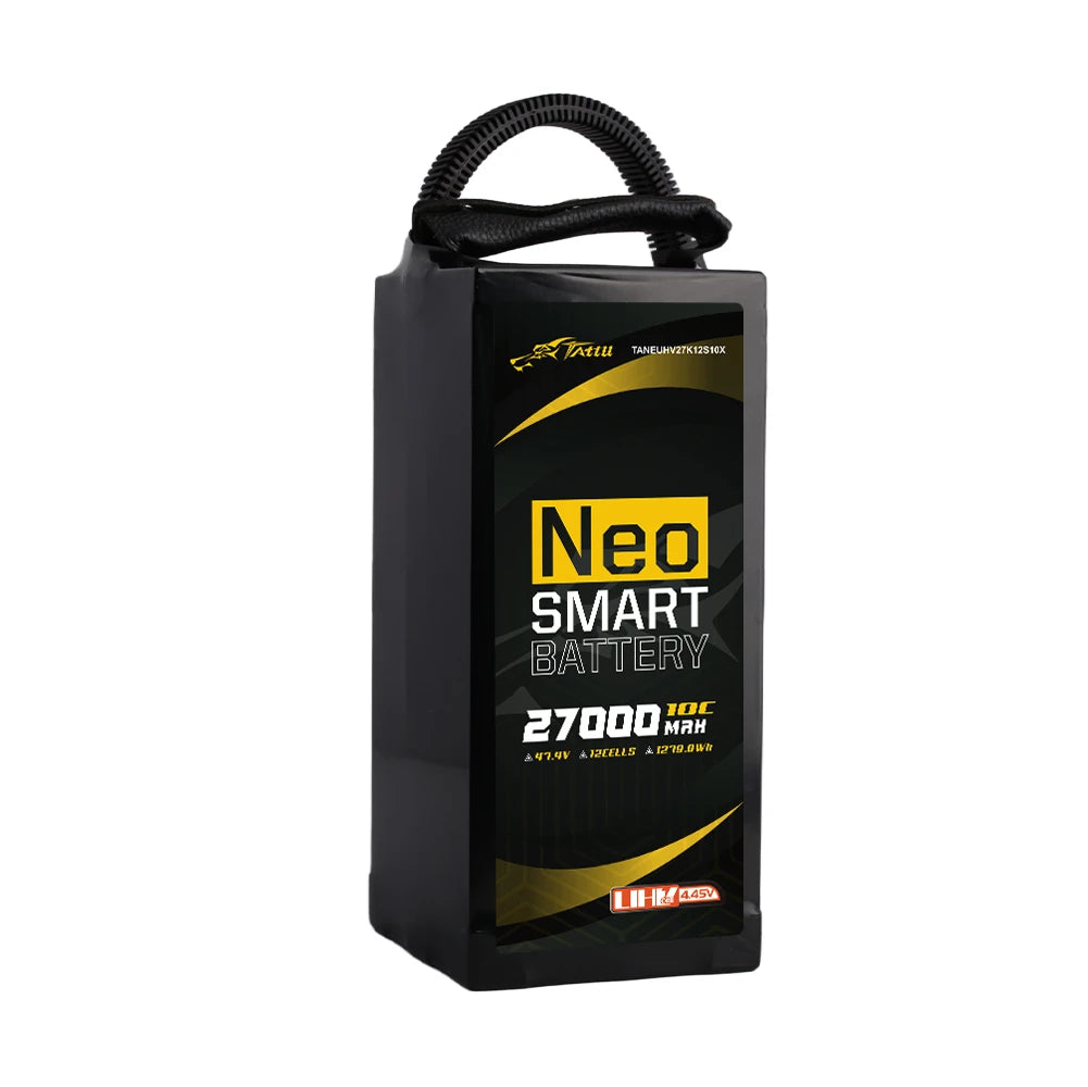 Tattu 27000mAh 12S 10C 47.4V(UHV) Smart Lipo Battery | AS150U-F Plug | NEO Compact