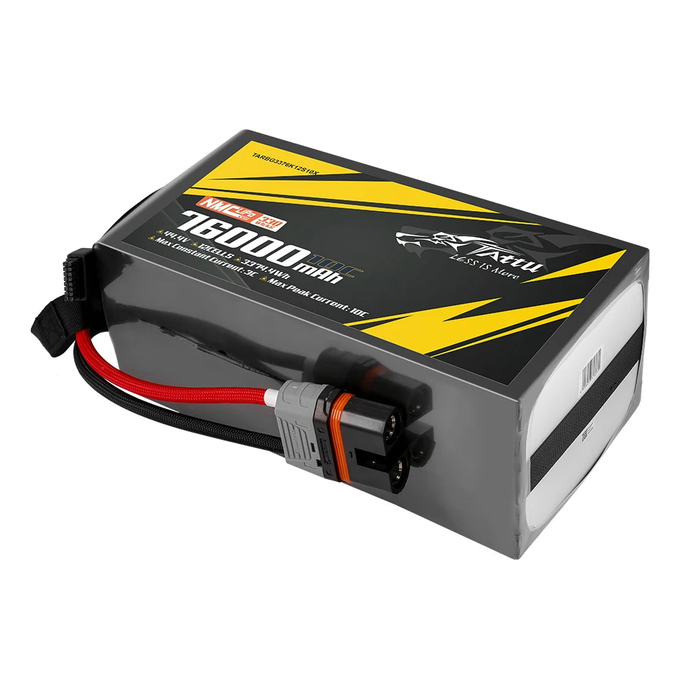 Tattu 76000mAh 12S 10C 44.4V Lipo Battery | QS12-S Plug | Semi-solid