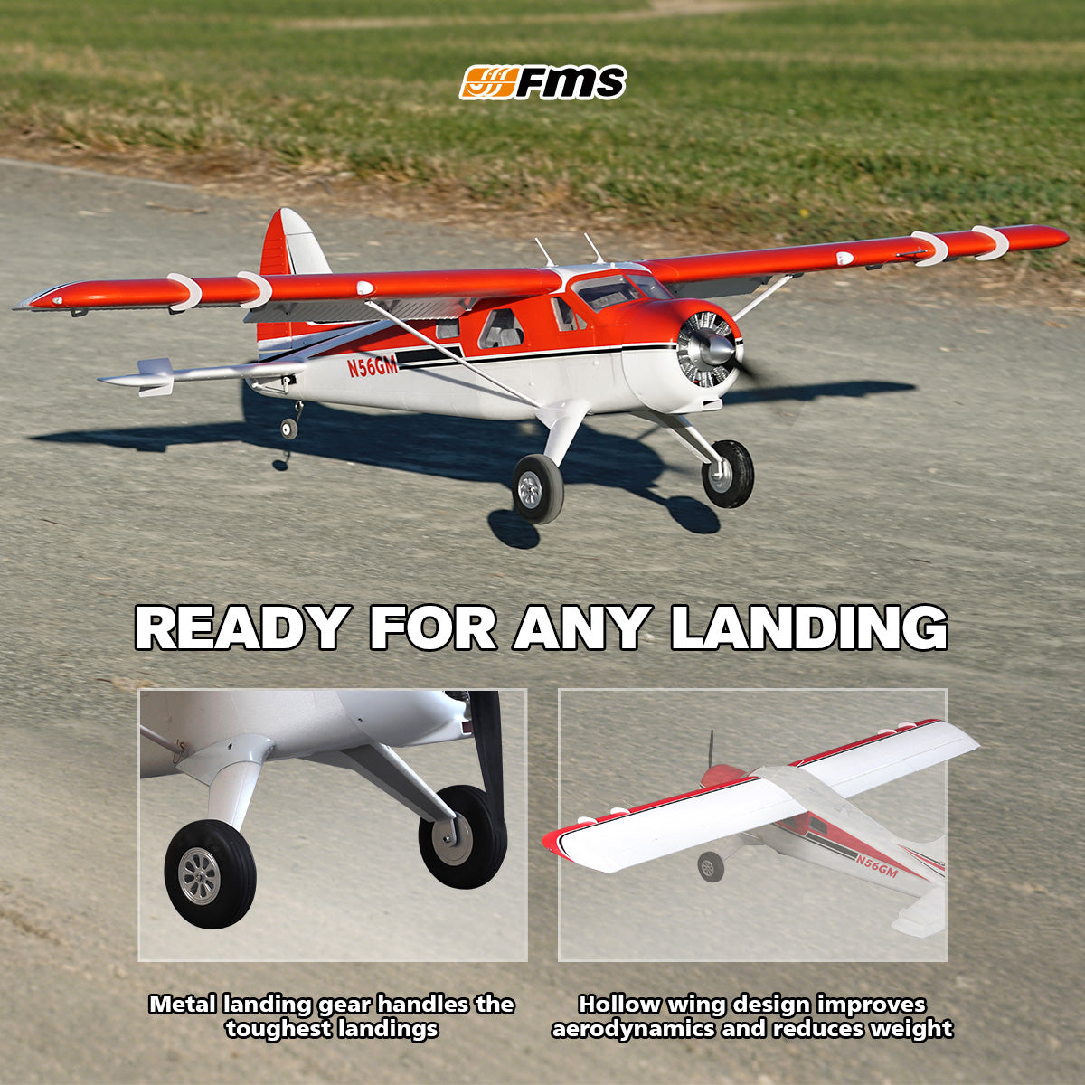 FMS 2000mm (78.7") Beaver V2 Seaplane PNP
