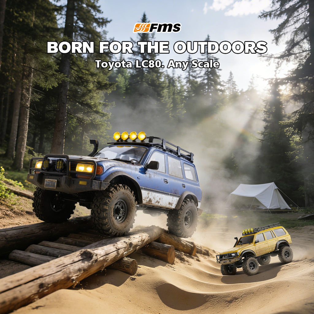 FMS 1:10 FCX10 PRO Brushless Toyota Land Cruiser LC80 RS V2