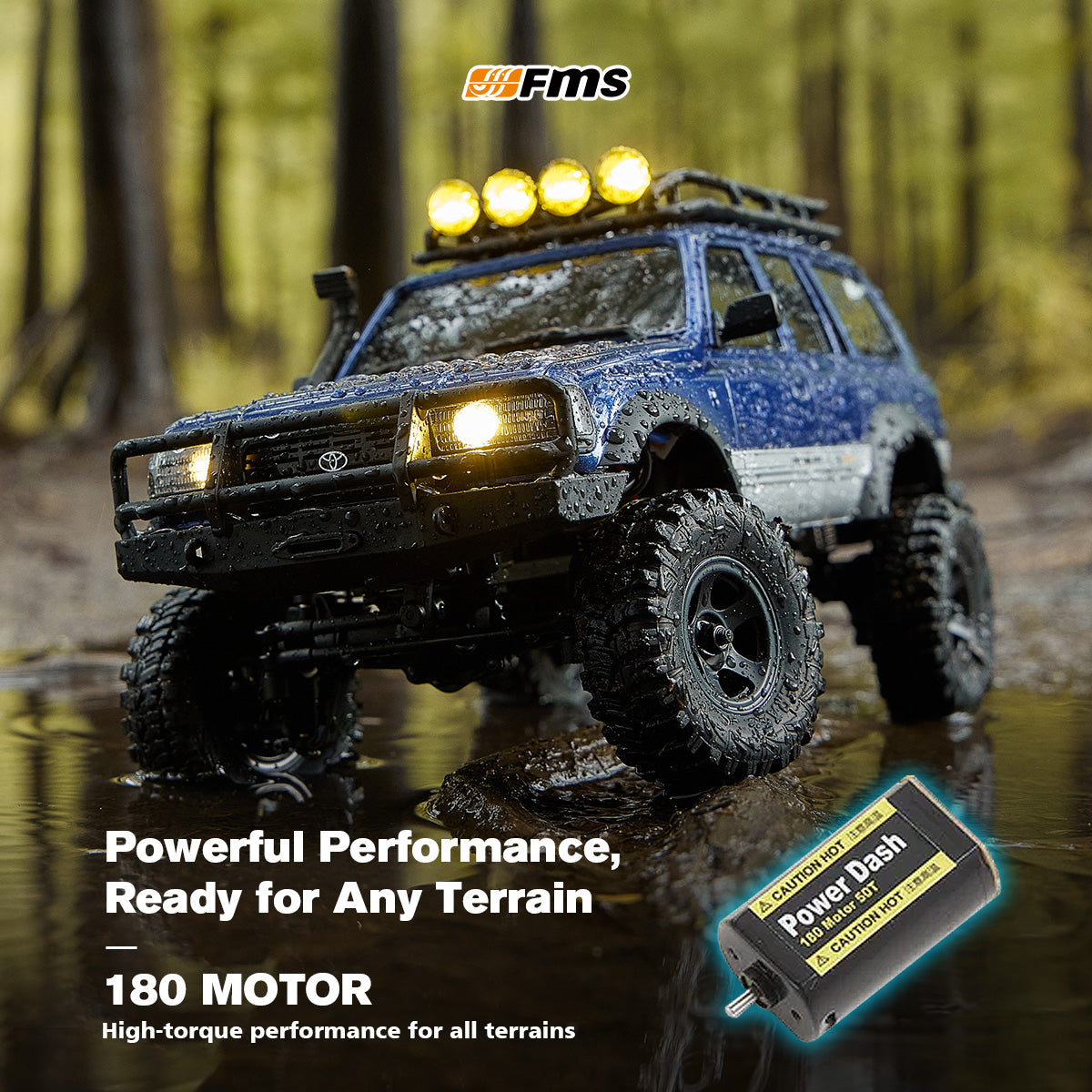 FMS 1:18 FCX18S LC80 Toyota Land Cruiser 80 S V2 RTR