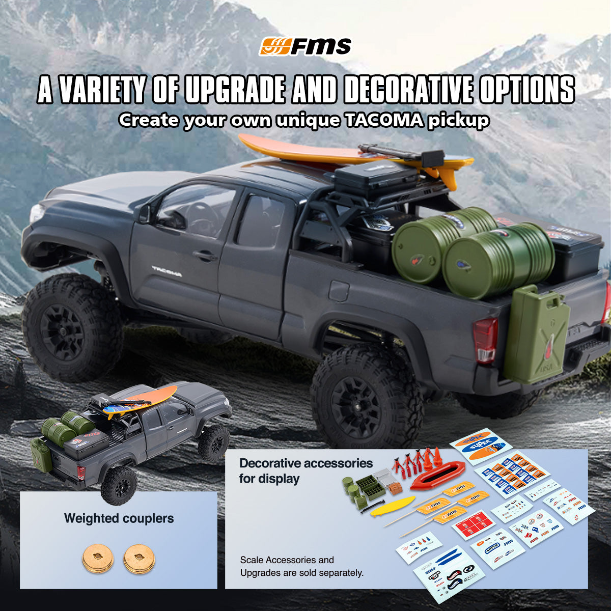 FMS 1:24 FCX24M Toyota Tacoma RTR