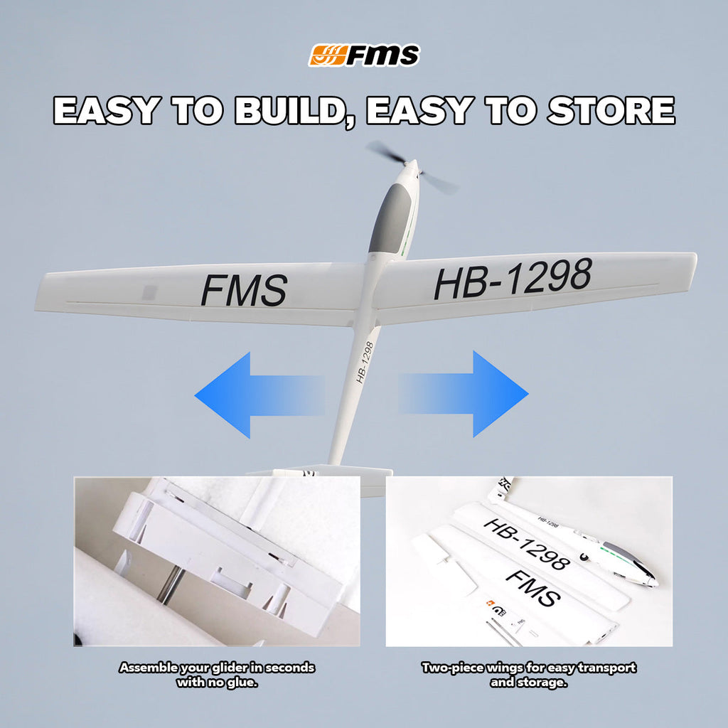 FMS 2500mm ASW-17 EP Glider PNP