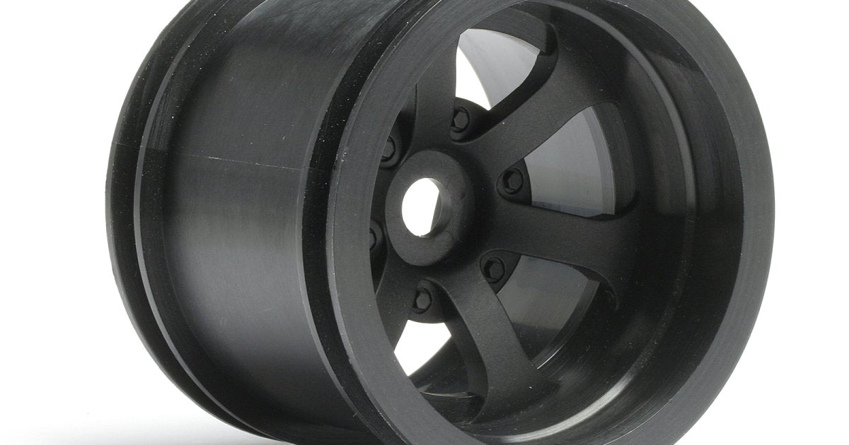 Scorch 6-Spoke Wheel, Black, 55X50mm, (2pcs) - Model HPI3094 - HPI Racing