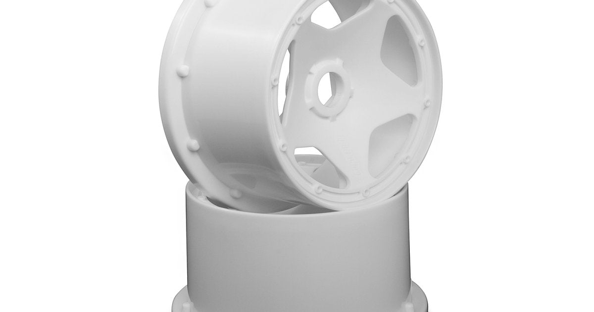 Super Star Wheel, White, 120X75mm, (2pcs), Baja 5B - Model HPI3225 - HPI Racing