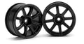 Work Emotion XC8 Wheel, 26mm, Black, 3mm Offset - Model HPI3306 - HPI Racing