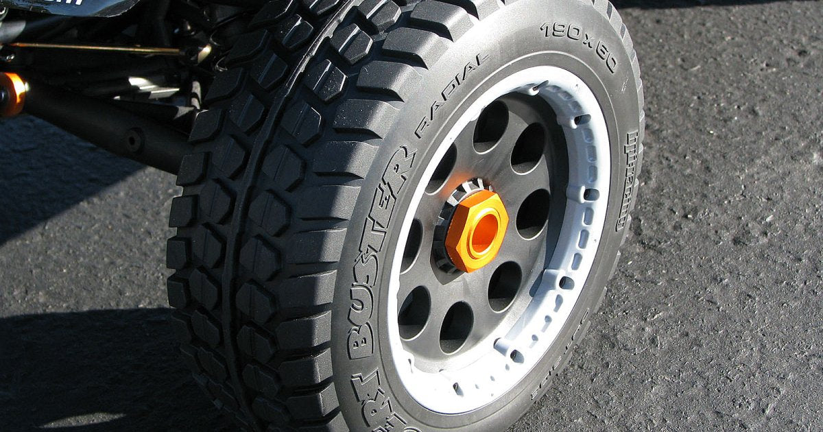 Outlaw Wheel, Black, 120X60mm/-4mm Offset, (2pcs), Baja 5SC/T - Model HPI3331 - HPI Racing