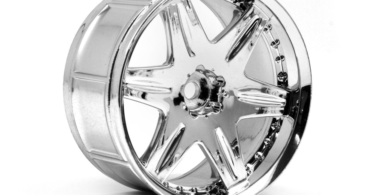 LP35 Wheel Work LS406, Chrome, (2pcs) - Model HPI3345 - HPI Racing