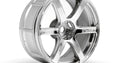 LP29 Wheel, Yokohama AVS Model T6, Chrome, (2pcs) - Model HPI33465 - HPI Racing