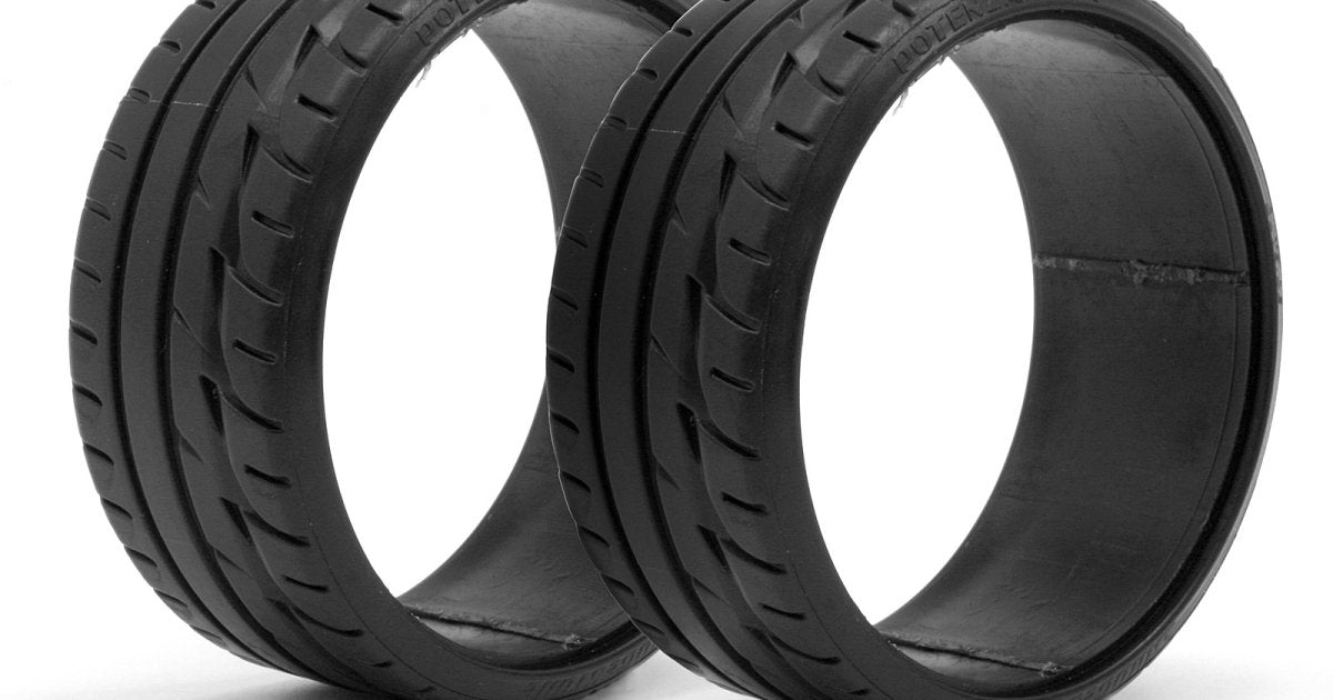 LP29 T-Drift Tire, Bridgestone Potenza RE-11, (2pcs) - Model HPI33468 - HPI Racing