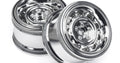 Chrome Vintage Wheel, 31mm, 6mm Offset (2pcs) - Model HPI33473 - HPI Racing