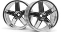 LP35 Wheel, MF Type, Chrome, 9mm Offset, (2pcs) - Model HPI33478 - HPI Racing