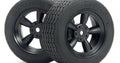 Black Vintage 5 Spoke Wheel, 26mm, 0mm Offset (2pcs) - Model HPI3816 - HPI Racing