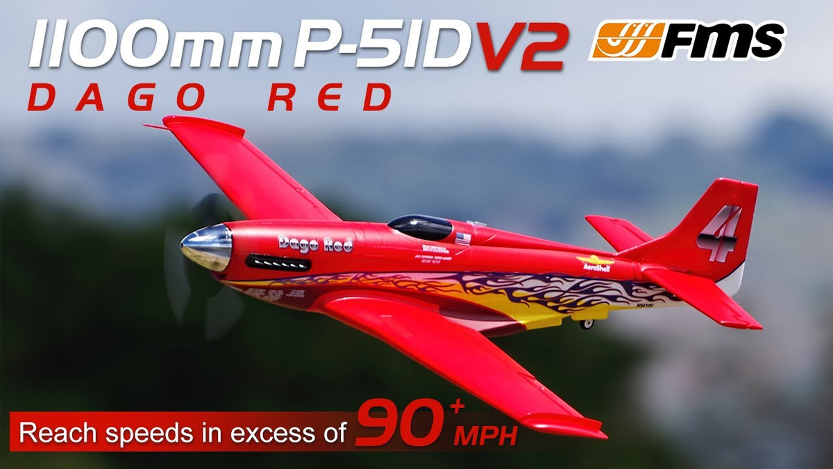 FMS 1100mm P-51 Mustang V2 PNP
