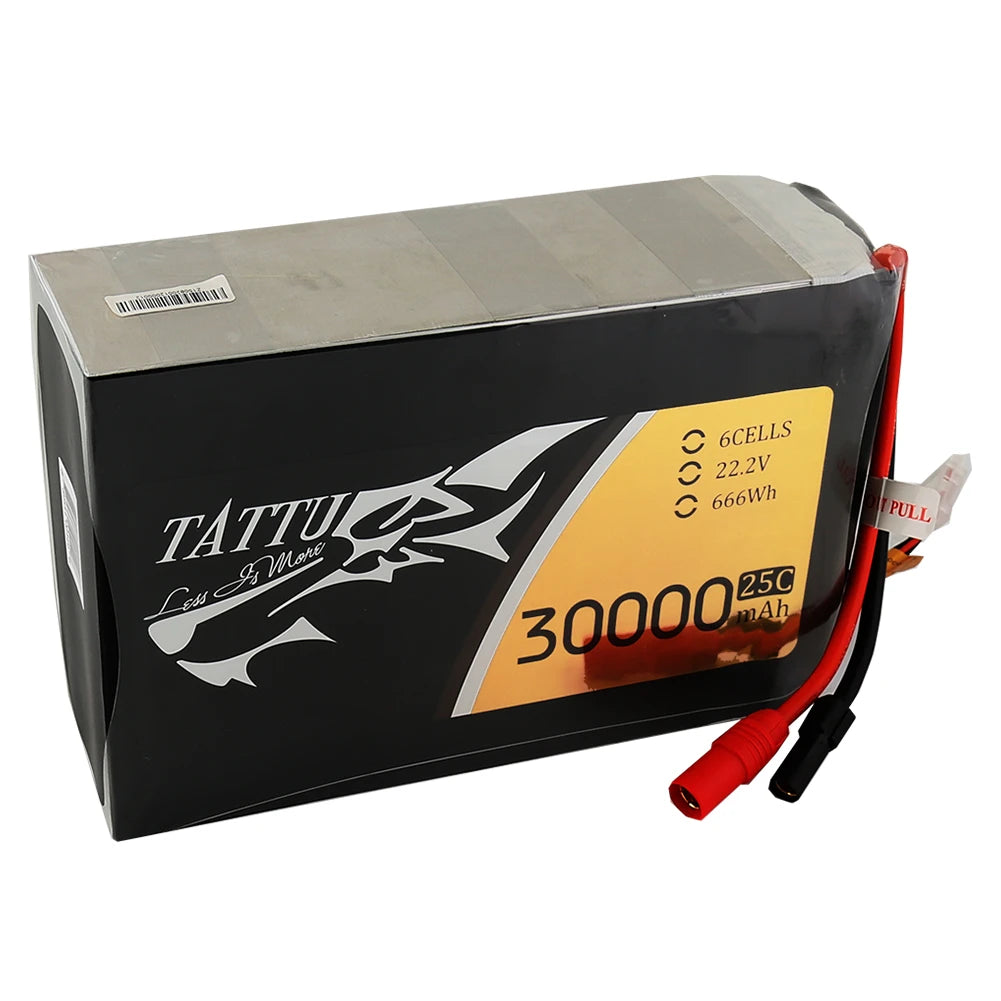 Tattu 30000mAh 6S 25C 22.2V Lipo Battery | AS150+XT150 | UAV Classic