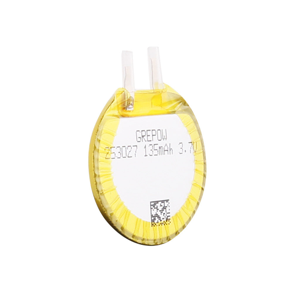 Grepow 3.7V 135mAh LiPo Round Shaped Battery 2530027