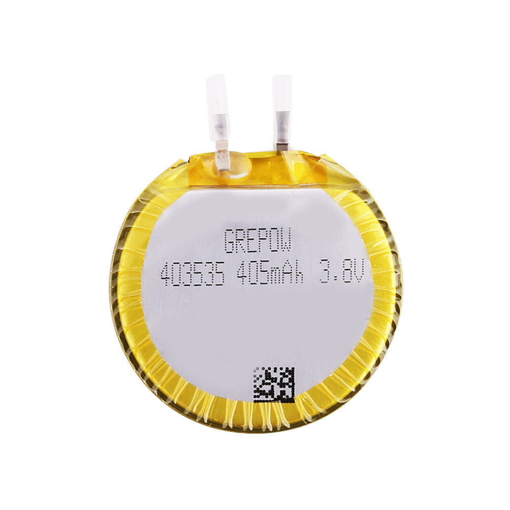 Grepow 3.8V 405mAh LiPo Round Shaped Battery 4035035