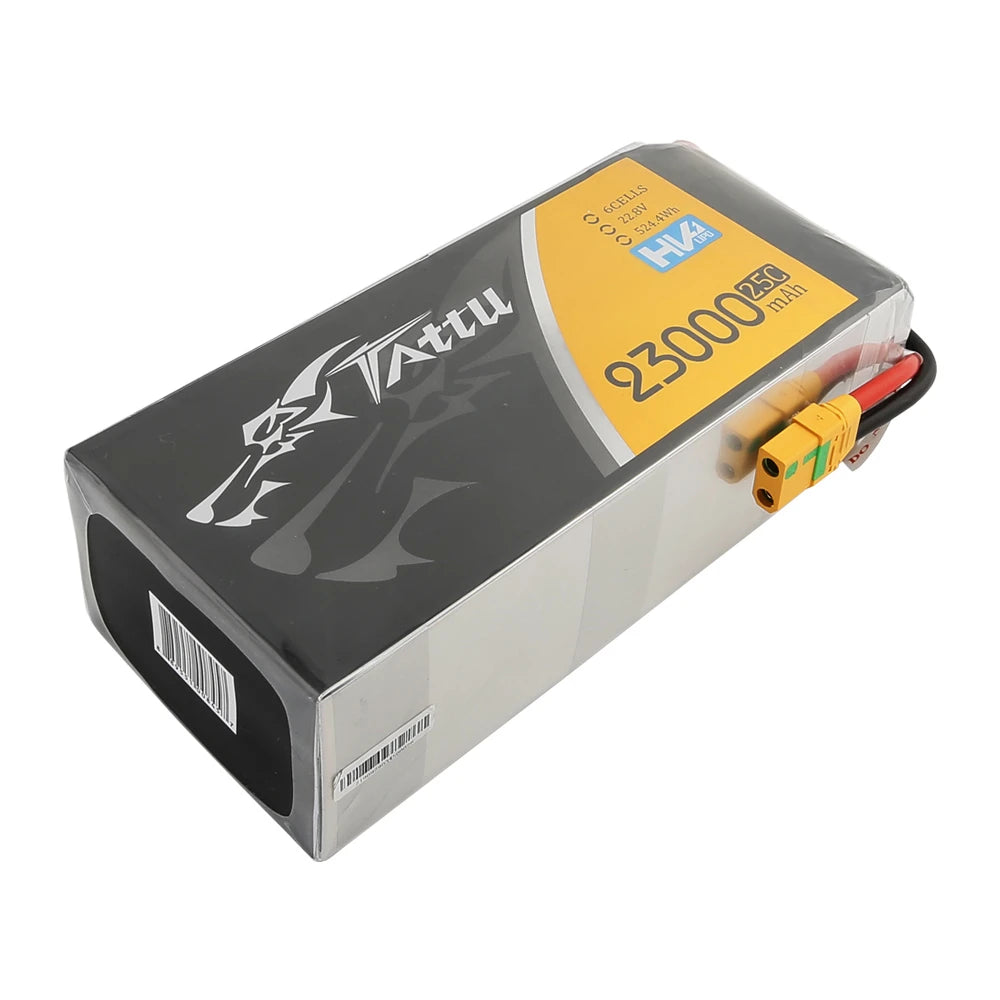 Tattu 23000mAh 6S 25C 22.8V(HV) Lipo Battery | XT90-S Plug | UAV Classic
