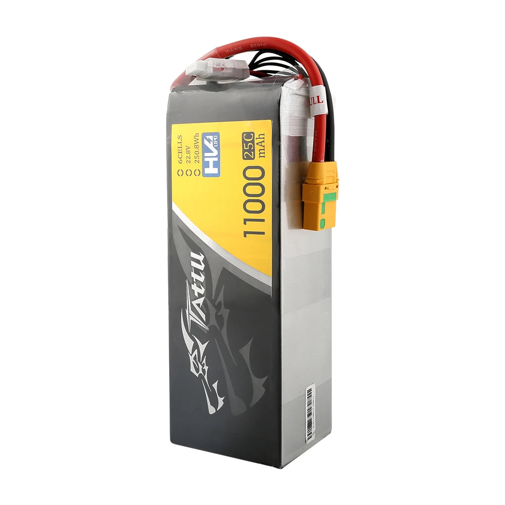 Tattu 11000mAh 6S 25C 22.8V(HV) Lipo Battery | XT90-S Plug | UAV Classic