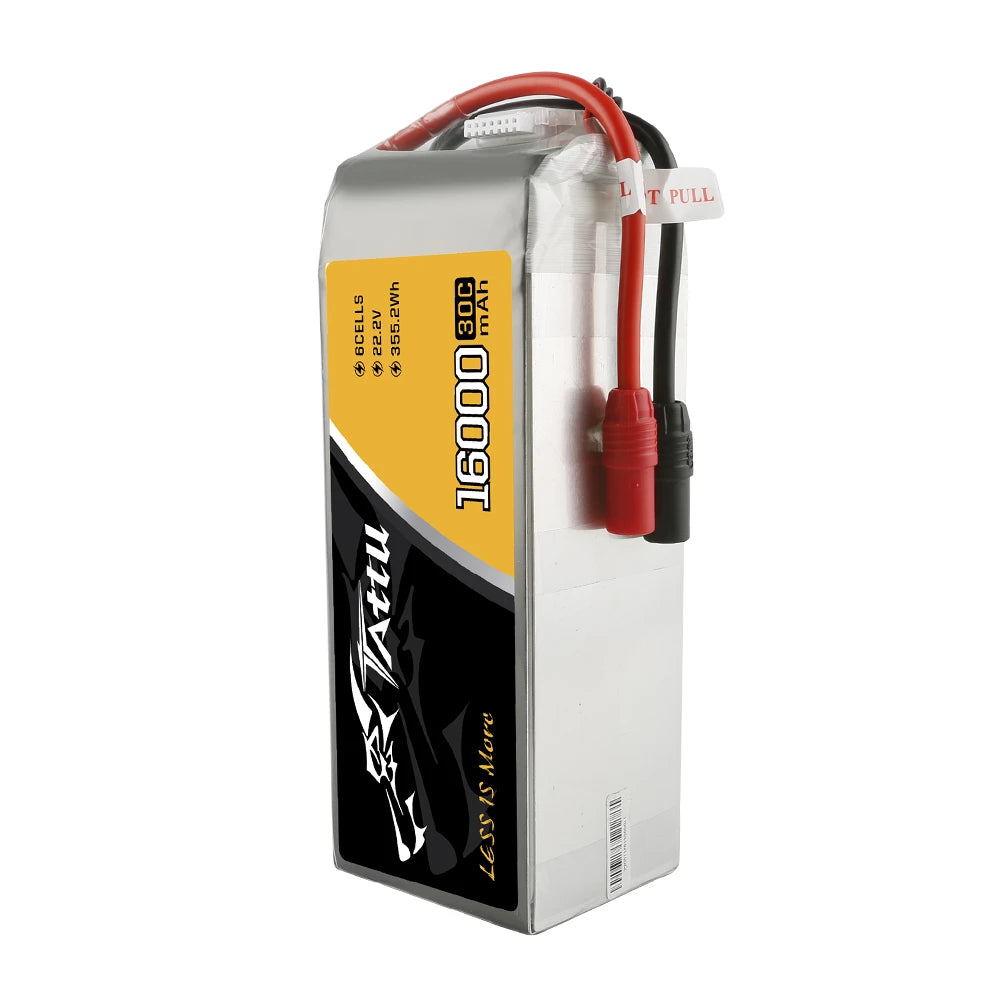 Tattu 16000mAh 6S 30C 22.2V Lipo Battery | AS150 Plug | UAV Classic