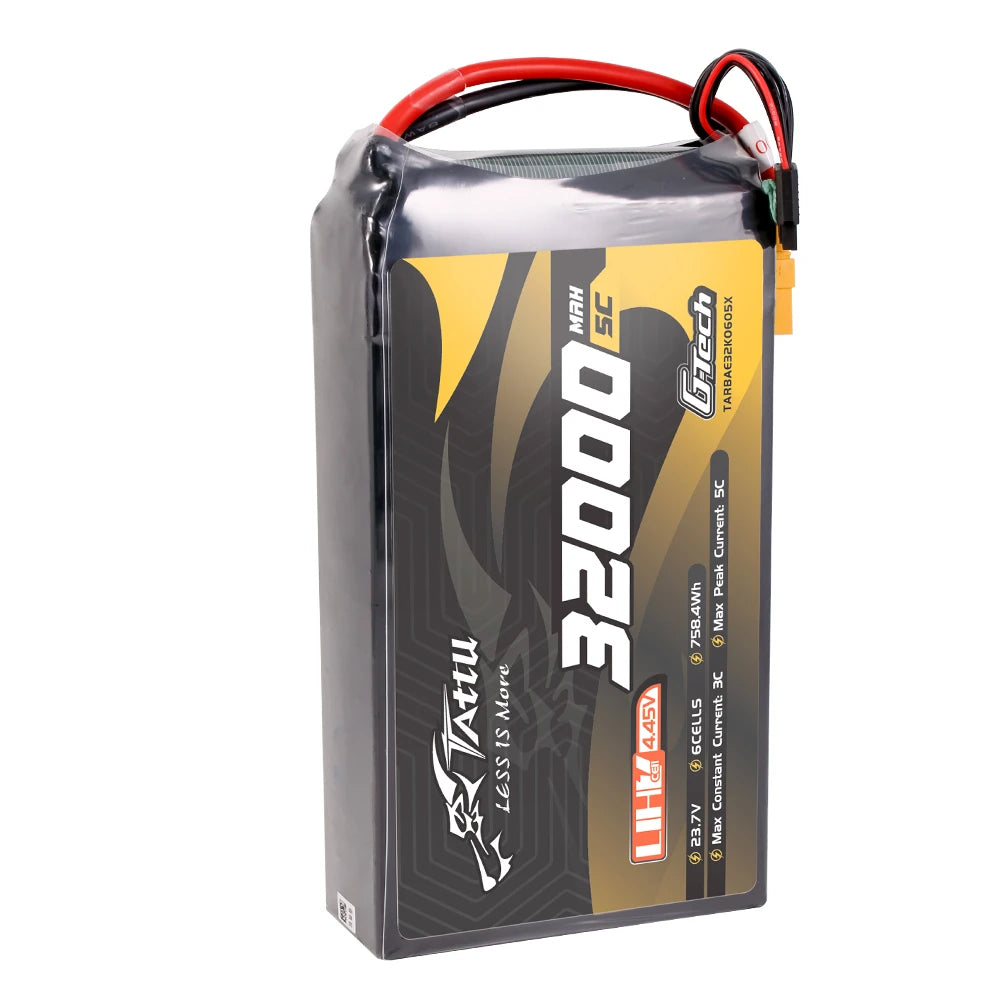 Tattu 32000mAh 6S 5C 23.7V(UHV) Lipo Battery | XT90S-F Plug | UAV Classic