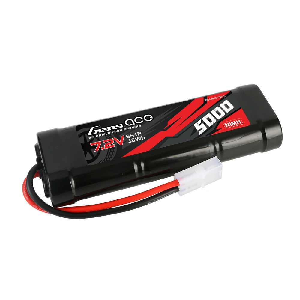 Gens ace 5000mAh 6S 7.2V Battery | Tamiya Plug | NiMH