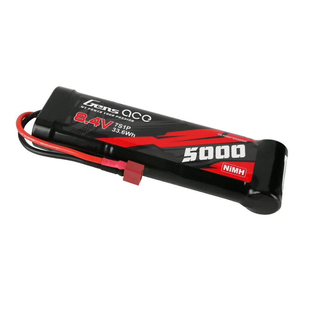 Gens ace 5000mAh 7S 8.4V Flat Battery | Deans Plug | NiMH