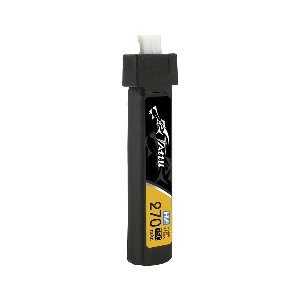 Tattu 270mAh 1S 75C 3.8V(HV) Lipo Battery | JST-PHR 2.0 Plug | FPV Classic (5pcs)