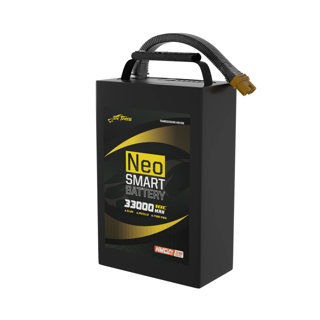 Tattu 33000mAh 14S 10C 51.8V Smart Lipo Battery | AS150U-F Plug | NEO Compact