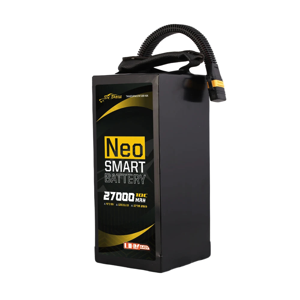 Tattu 27000mAh 12S 10C 47.4V(UHV) Smart Lipo Battery | AS150U-F Plug | NEO Compact