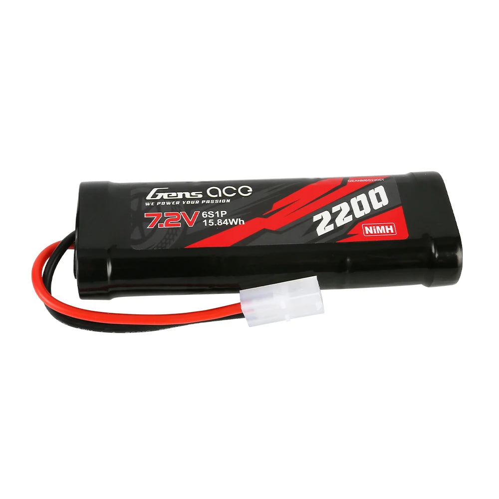 Gens ace 2200mAh 6S 7.2V Battery | Tamiya Plug | NiMH