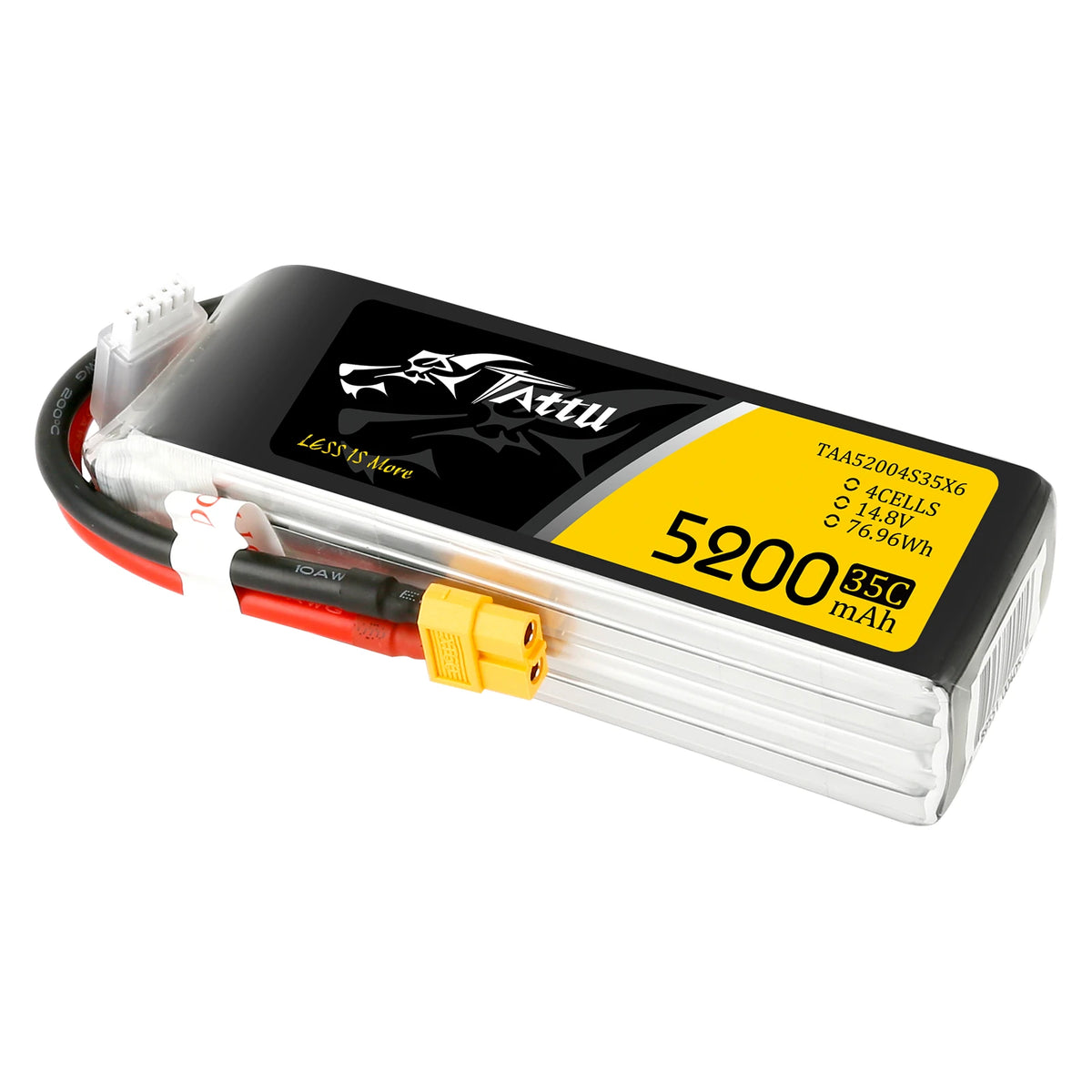 Tattu 5200mAh 4S 35C 14.8V Lipo Battery | XT60 Plug | UAV Classic
