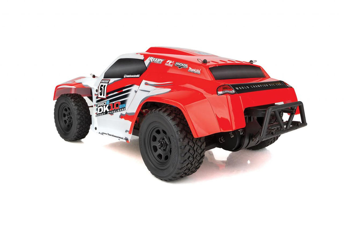 Pro2 DK10SW 1/10 Electric Dakar Buggy RTR LiPo Combo, Red/White - Team Associated ASC90039C - photo 5