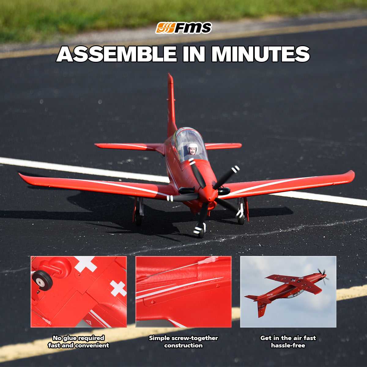 FMS 1100mm PC-21 Pilatus PNP