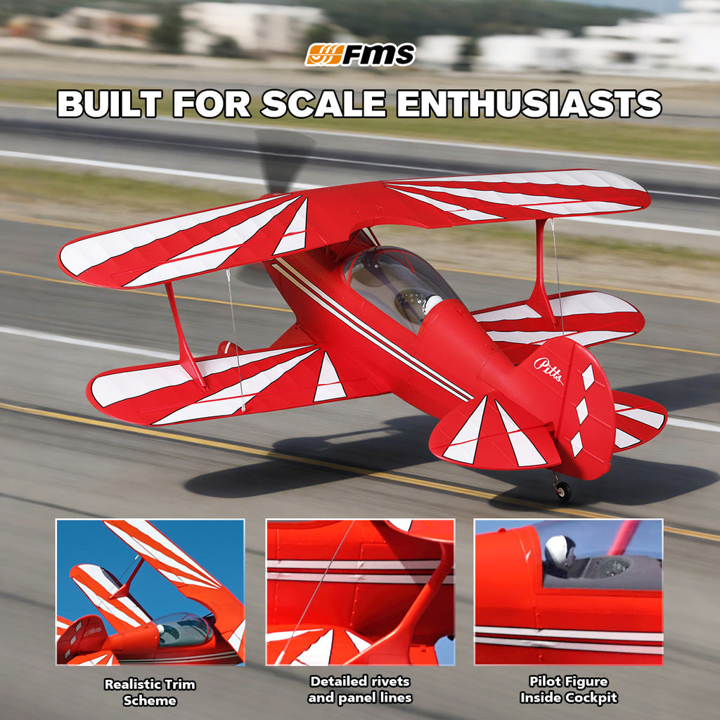 FMS 1400mm Pitts V2 PNP